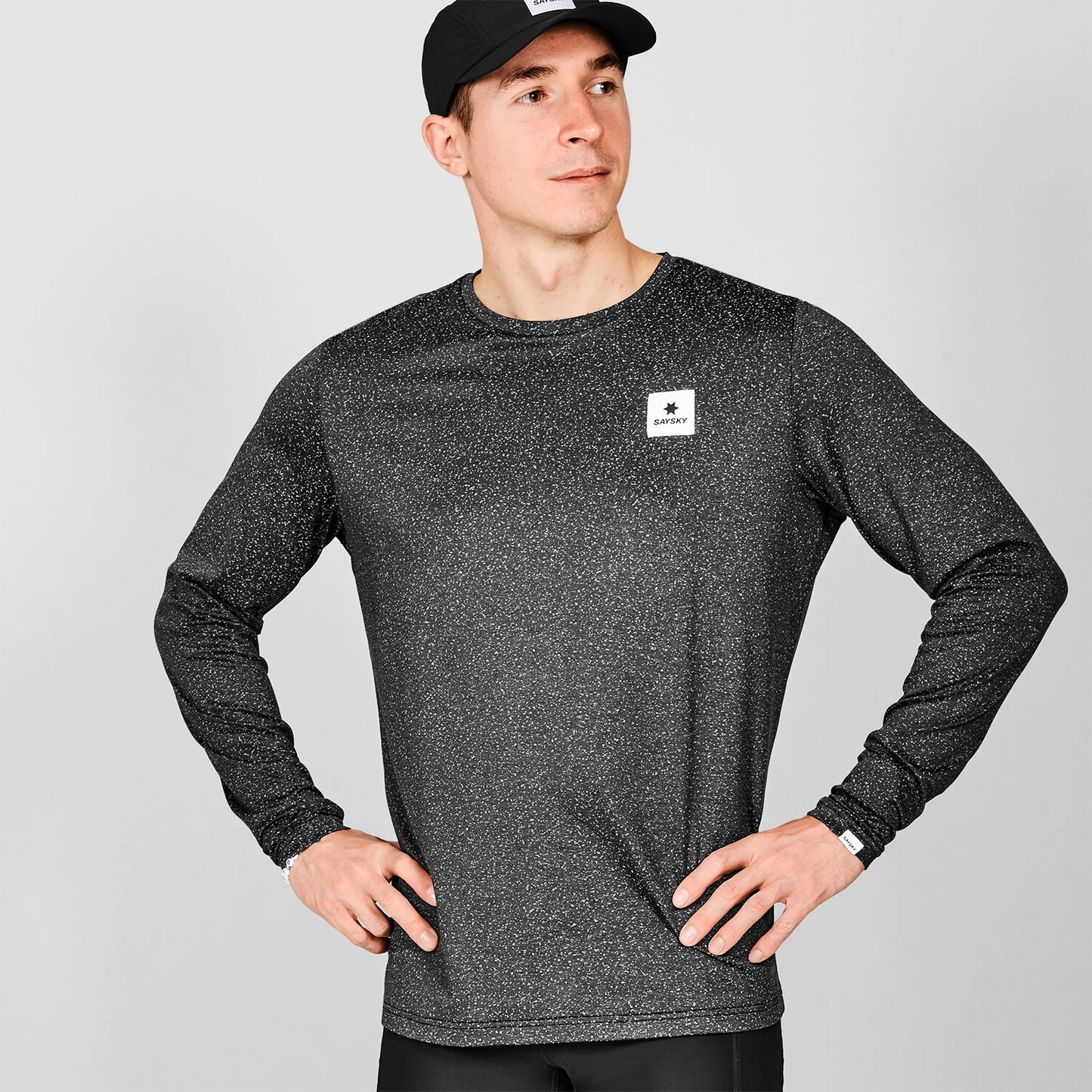 SAYSKY Men's Reflective Universe Pace Long Sleeve