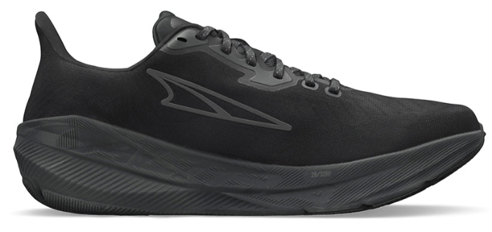 Altra men's Experience Flow Black/ Black. Side view