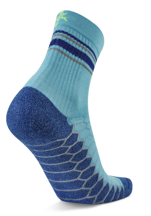 Balega Silver mini crew socks Cobalt