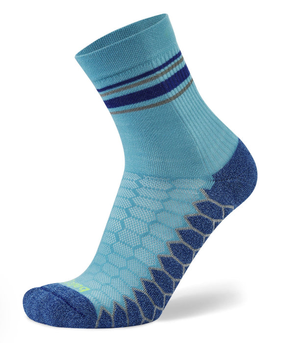 Balega Silver mini crew socks Cobalt