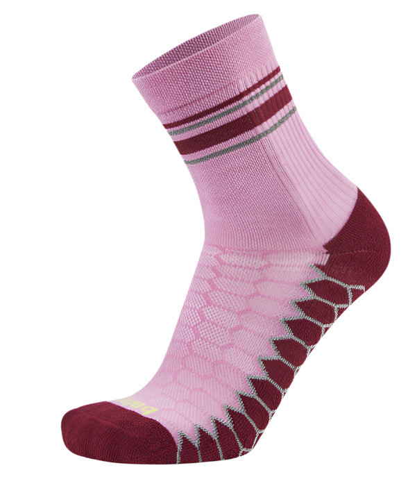 Balega Silver mini crew socks Bubblegum