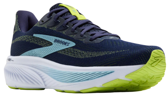 Brooks Men’s Ghost 17 Peacoat/ lime/blue