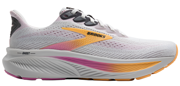 Brooks Women’s Ghost 17 Oyster/ apricot/ pink