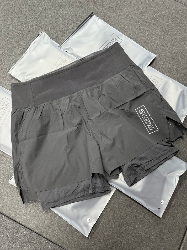 Forty 2 Running Club Unisex 2 in 1 Running Shorts