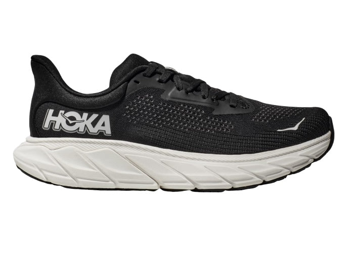 Black and White Hoka Men’s Arahi 7