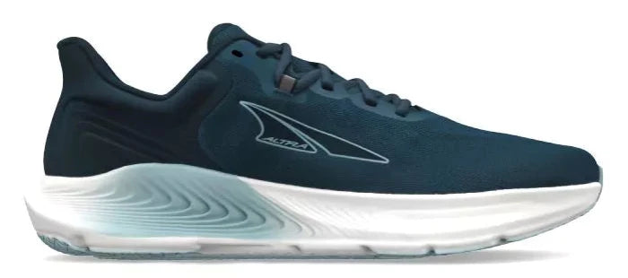 Altra Men’s Provision 8 in blue colourway. Side view.