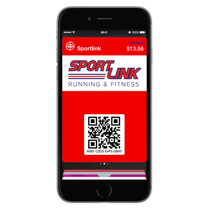 digital gift card viewed on a mobile phone
