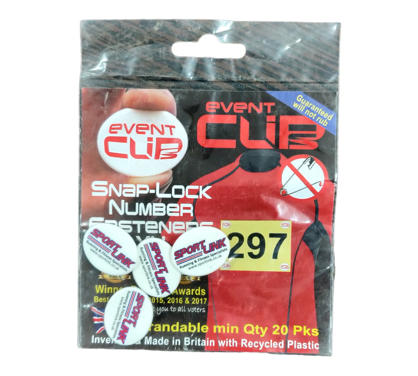 Event Cup Snaplock Number Fasteners