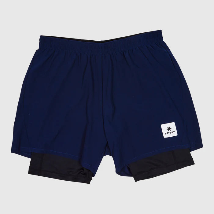 SAYSKY Men's Pace 2 in 1 Shorts 5"