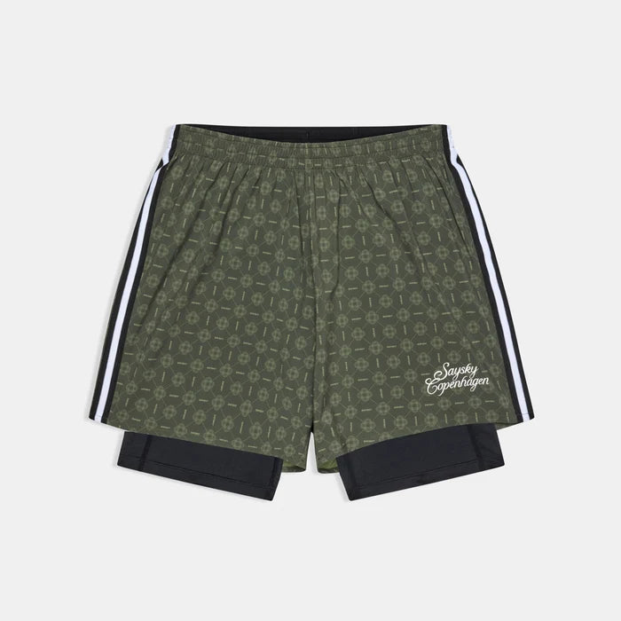 Saysky Men's Couture 2 in 1 Pace Shorts 5''