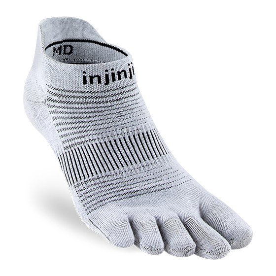 Injinji Run Lightweight No Show Toe Sock