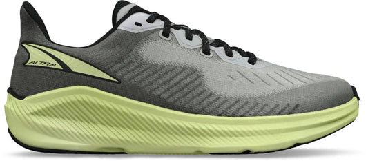Altra men's Experience form Grey/ Green colourway. Side view.