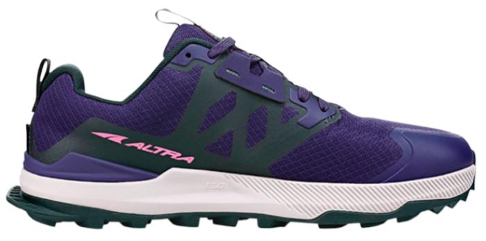 Altra Women's Lone Peak 7 Purple colourway. Side view