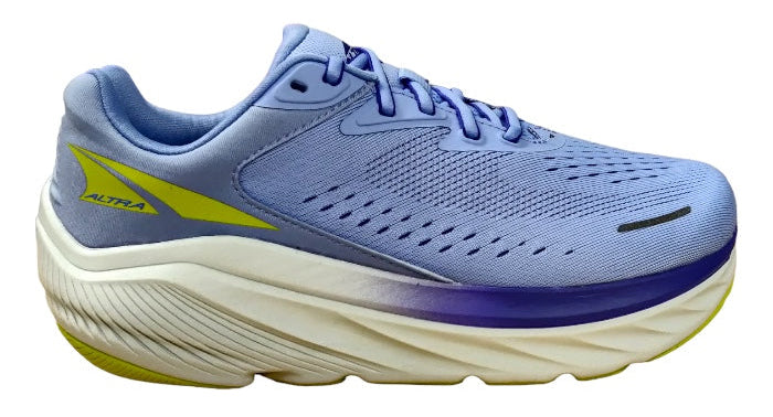 Altra Women’s VIA Olympus 2 blue. Side view