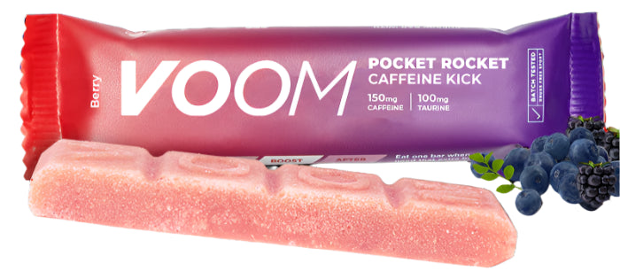 Voom Caffeine Kick Pocket Rocket Energy Bar