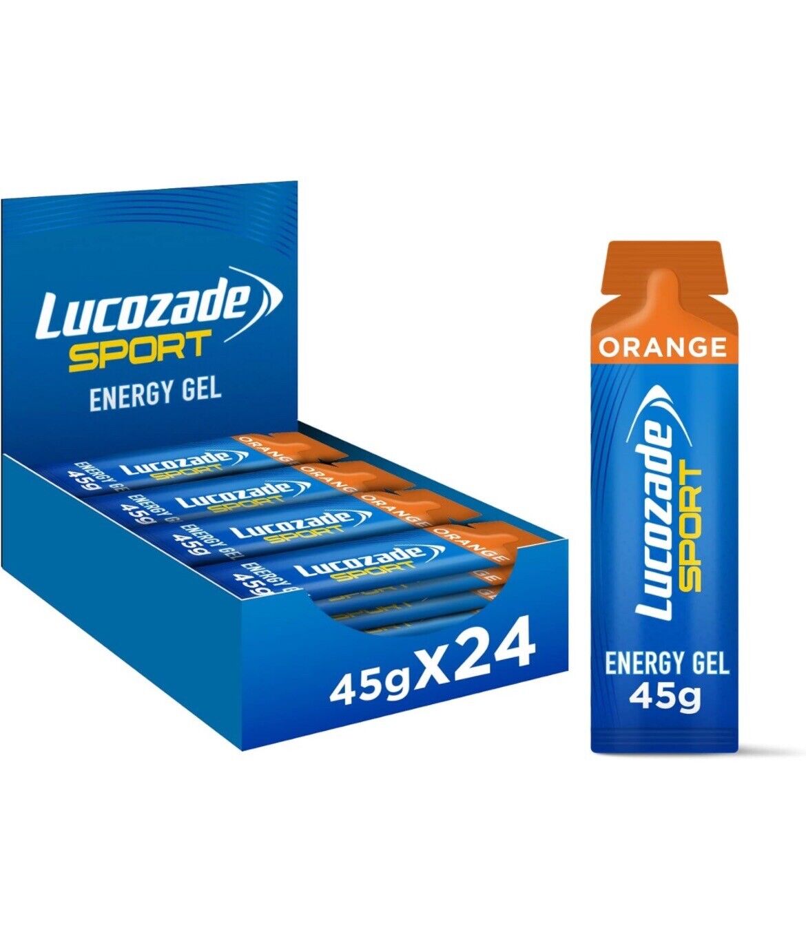 Lucozade Sport Duel-Fuel Energy Gel Orange